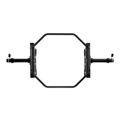 VEVOR Trap Bar Hex Bar, 2-Inch Hex Barbell, 500 LBS Capacity Shrug Bars, Weightlifting and Strength Training Equipment, Home Gym for Squats, Deadlifts, Shoulder Presses, Black