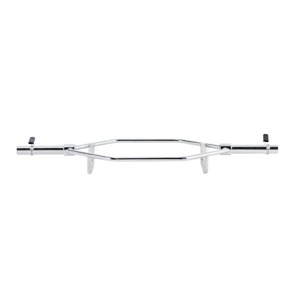 VEVOR Trap Bar Hex Bar, 2-Inch Hex Barbell, 800 LBS Capacity Shrug Bars with Knurled Grips, Weightlifting and Strength Training Equipment, Home Gym for Squats, Deadlifts, Shoulder Presses, Silver