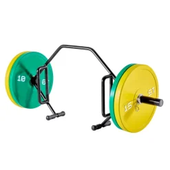 VEVOR Trap Bar Hex Bar, Open-Ended Frame Hex Barbell, 2-Inch 800 LBS Capacity Shrug Bars with Knurled Grips, Weightlifting and Strength Training Equipment, Home Gym for Squats Deadlifts Shoulder Press