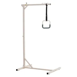 VEVOR Trapeze Bar for Bed Mobility, Heavy-Duty Steel Free Standing Trapeze Bar 250 LBS Weight Capacity, Hospital Bed Pull Up Assist for Elderly & Disabled, Ideal for Hospitals, Nursing Home, Home Care