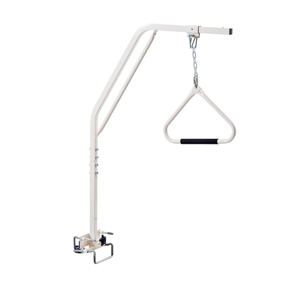 VEVOR Trapeze Bar for Bed Mobility, Medical Bed Trapeze with Clamps & Metal Chain, 250LBS Weight Capacity Bed Pull Up Assist for Elderly & Disabled, Ideal for Home Care, Hospitals, Nursing Homes