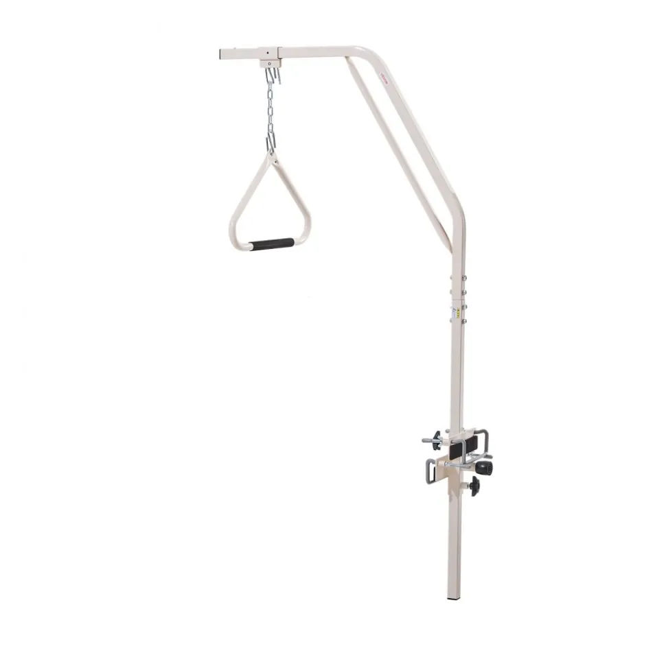VEVOR Trapeze Bar for Bed Mobility, Medical Bed Trapeze with Clamps & Metal Chain, 250LBS Weight Capacity Bed Pull Up Assist for Elderly & Disabled, Ideal for Home Care, Hospitals, Nursing Homes