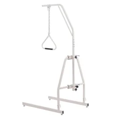 VEVOR Trapeze Bar for Bed Mobility, Bed Trapeze with Clamps and Floor Stand, 250LBS Weight Capacity Bed Pull Up Assist for Elderly, Patients & Disabled, Suitable for Home Care, Hospital, Nursing Home