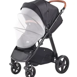 VEVOR Travel System Stroller with Infant Bassinet, 2-in-1 Baby Cradle Stroller Combo, Reversible Seat, Easy One-button Folding, EVA Tires with Brake Aluminum Stroller Carseat Combo Set (Light Gray)