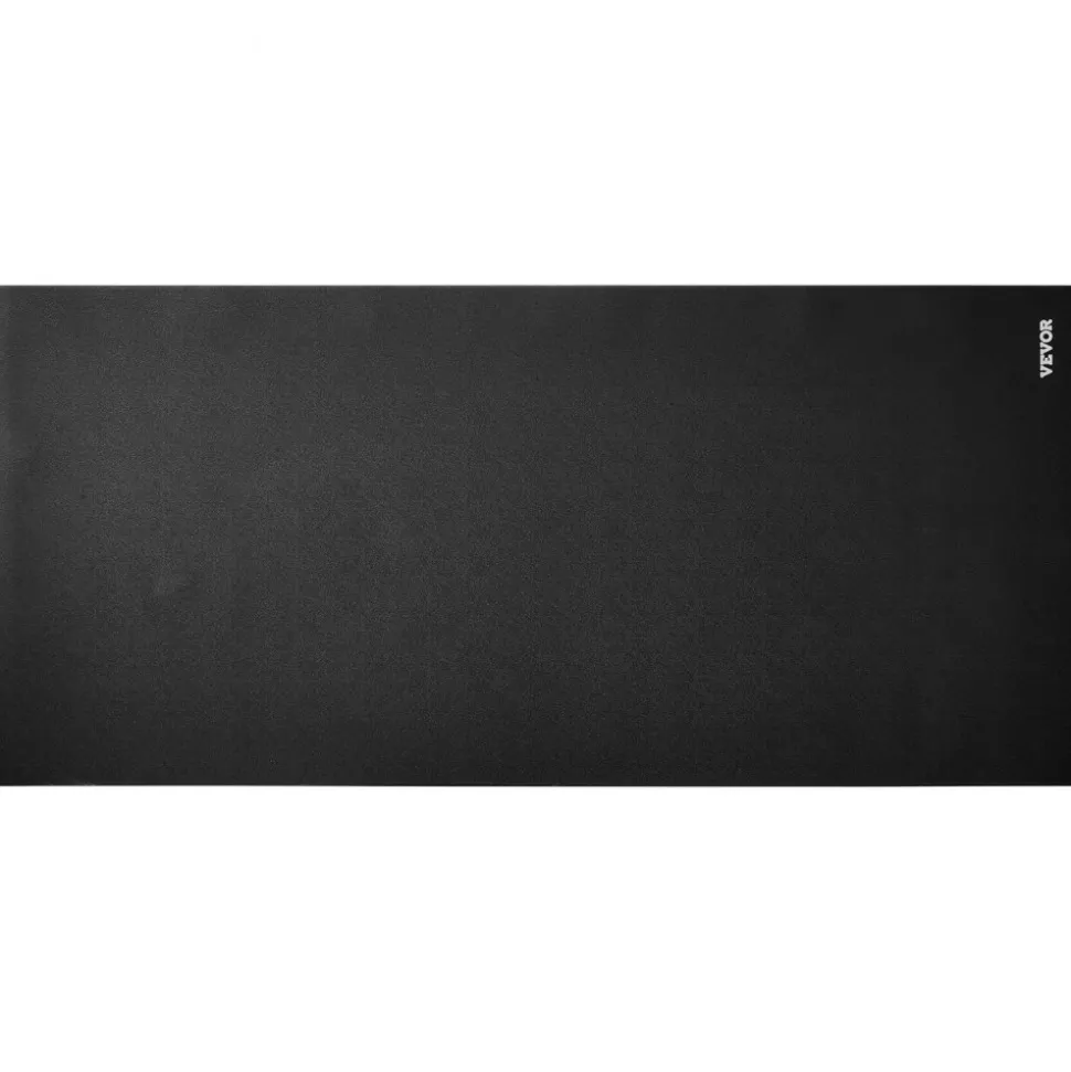 VEVOR Treadmill Mat for Carpet Floor, 23.62" x 51.18" x 0.16" Exercise Equipment Mat for Elliptical and Walking Pad, High Density PVC Floor Protector, Waterproof and Non-slip for Home Gym