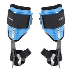 VEVOR Tree Climbing Spikes, Height-Adjustable Tree Climbing Gear with Straps & Padding Cushion, 350 lbs Load Capacity, Heavy Duty Steel Climb Spurs Arborist Equipment for Fruit Picking Hunting