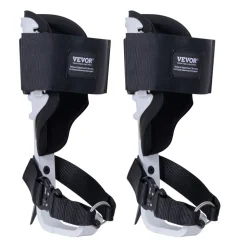 VEVOR Tree Climbing Spikes, 1 Pair Aluminum Climbing Spurs, 350lbs Load Capacity Tree Climbing Gear with Straps and Spike Protectors, Arborist Equipment for Climbers, Hunting, Fruit Picking, White
