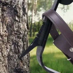 VEVOR Tree Climbing Spikes, 1 Pair Alloy Steel Climbing Spurs, 350lbs Load Capacity Tree Climbing Gear with Straps and Spike Protectors, Arborist Equipment for Climbers, Hunting, Fruit Picking, Green