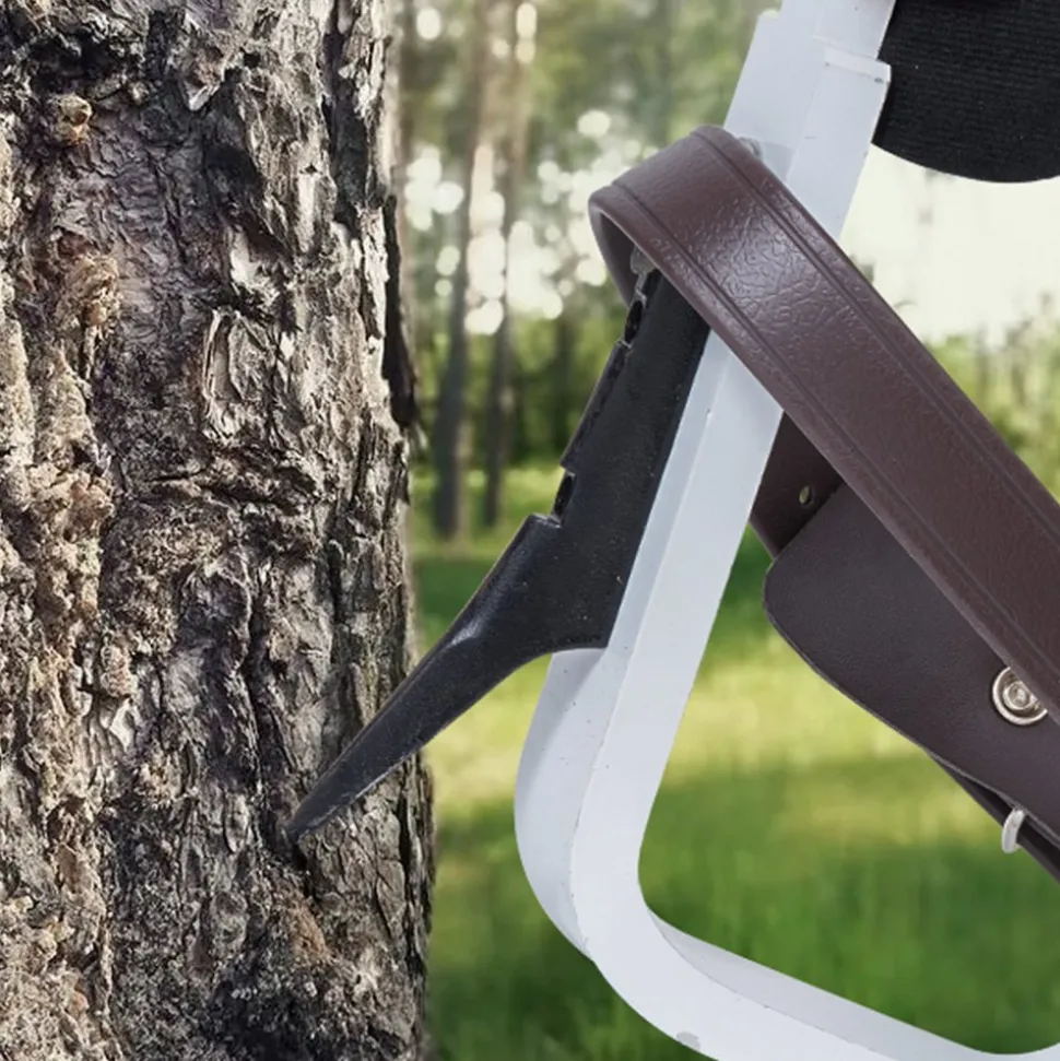 VEVOR Tree Climbing Spikes, 1 Pair Alloy Steel Climbing Spurs, 350lbs Load Capacity Tree Climbing Gear with Straps and Spike Protectors, Arborist Equipment for Climbers, Hunting, Fruit Picking, Brown