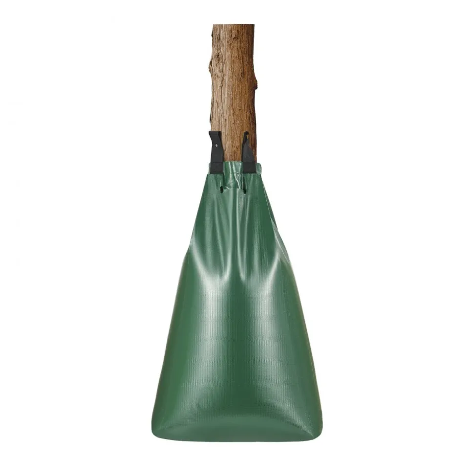 VEVOR Tree Watering Bag, 25 Packs 20 Gallons Watering Bags for New Trees, 5-9 Hours Slow Release Refillable Tree Drip Irrigation Bags with Zipper, Durable Tree Watering System for Deep Root Targeting