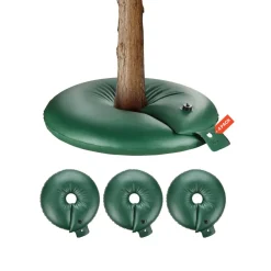 VEVOR Tree Watering Rings, 4 Pcs 20 Gallons Tree Watering Bags, 6-9 Hours Slow Release, Refillable Planting Water Bags, Water Saving, Heavy Duty Watering System for Shrub Tree Root Drip Irrigation