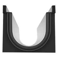 VEVOR Trench Drain, 40.2 x 6.6 x 5.5 in, 6 Pack Linear Drainage Channel, HDPE Channel Drain with Grates & End Caps, Premium Outdoor Drainage System for Driveway, Patio, Pool, Garden, Yard, Black