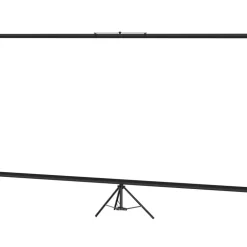 VEVOR Tripod Projector Screen with Stand 90 inch 16:9 4K HD Projection Screen Stand Wrinkle-Free Height Adjustable Portable Screen for Projector Indoor & Outdoor for Movie, Home Cinema, Gaming, Office