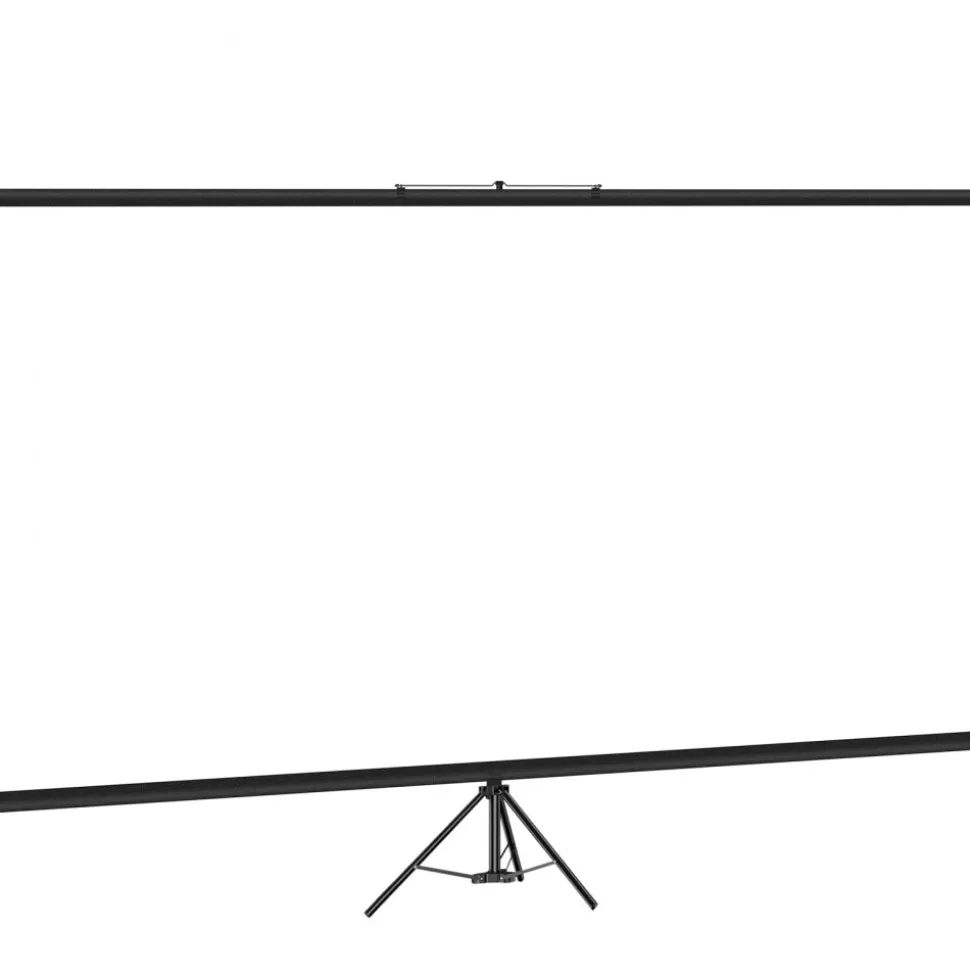 VEVOR Tripod Projector Screen with Stand 90 inch 16:9 4K HD Projection Screen Stand Wrinkle-Free Height Adjustable Portable Screen for Projector Indoor & Outdoor for Movie, Home Cinema, Gaming, Office