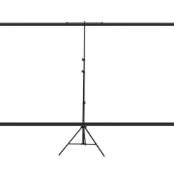 VEVOR Tripod Projector Screen with Stand 70 inch 16:9 4K HD Projection Screen Stand Wrinkle-Free Height Adjustable Portable Screen for Projector Indoor & Outdoor for Movie, Home Cinema, Gaming, Office