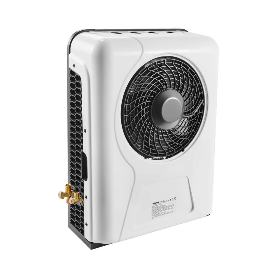 VEVOR Truck Air Conditioner, 12V 10000 BTU Mini Split AC Unit, 400 m³/h Airflow Cab Air Conditioner, Fast Cooling Low Noise for Semi Truck, Camper, Construction Vehicle, Crane, Tractor, Excavator