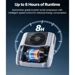 VEVOR Truck Air Conditioner, 12V 10000 BTU RV Rooftop AC Unit, 350 m³/h Airflow Cab Air Conditioner with Copper Evaporator, Quiet A/C Unit Fast Cooling for Semi Truck Trailer Motorhome Tractor Caravan