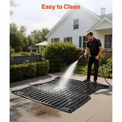 VEVOR Truck Bed Mat, TPE, Compatible with 2024-2026 Toyota Tacoma Bed, Heavy Duty Custom Fit, All Weather Protection Pickup Car Cargo Trunk Liner Replacement, for 2024-2026 Toyota Tacoma Accessories