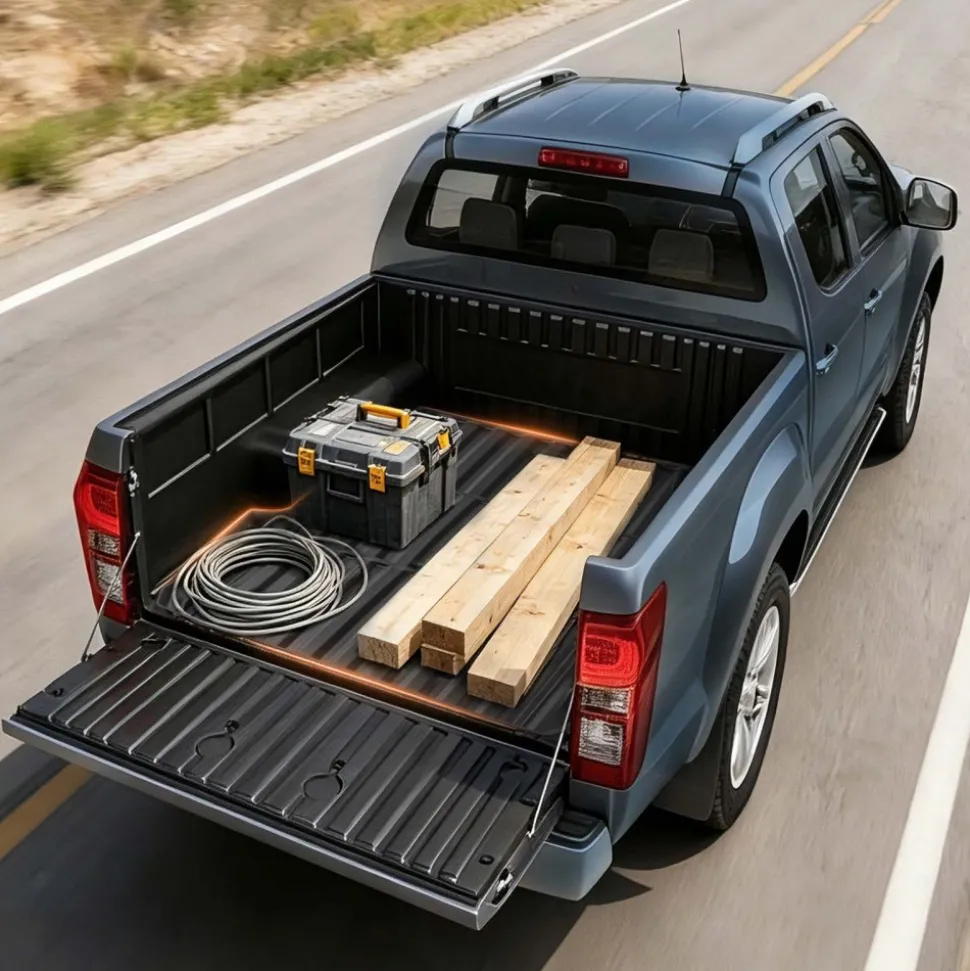 VEVOR Truck Bed Mat, TPE, Fit for 2023-2026 Chevy Colorado&GMC Canyon 5FT Bed, Heavy Duty Custom Fit, All Weather Protection Trunk Liner, for 23-26 Chevrolet Colorado/GMC Canyon Pickup Accessories