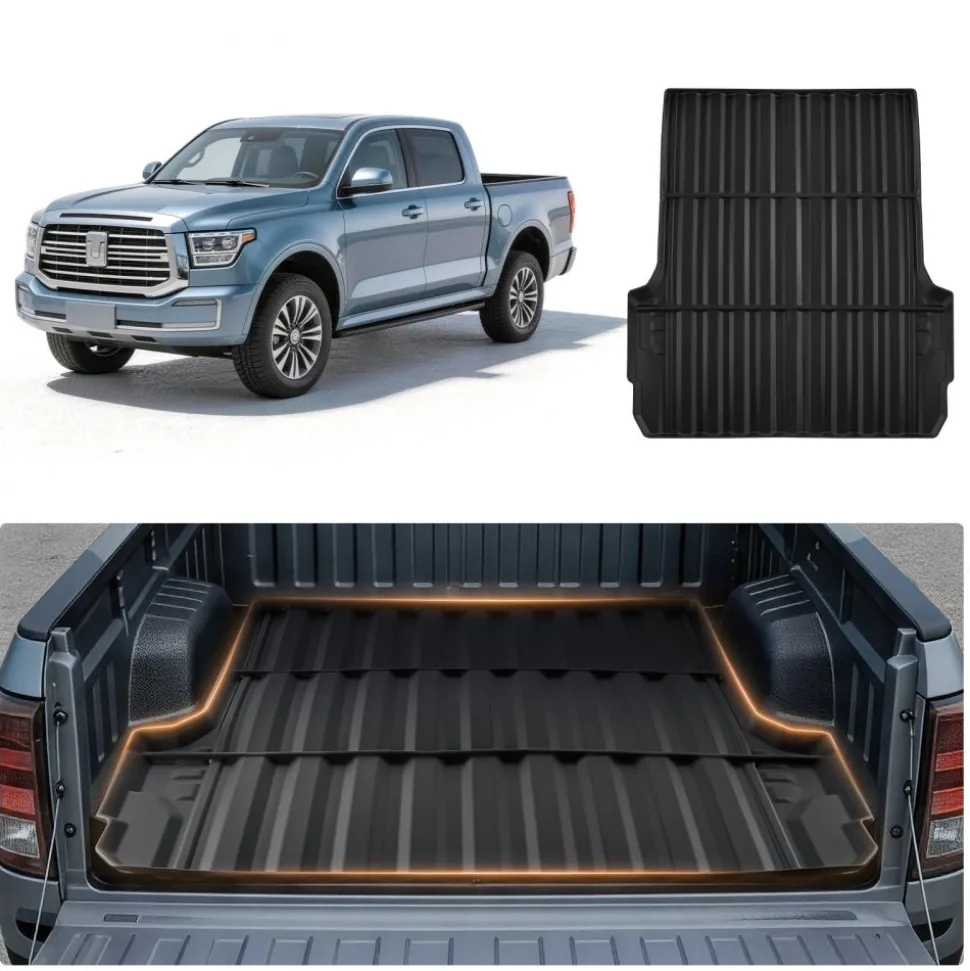 VEVOR Truck Bed Mat, TPE, Fit for 2023-2026 Chevy Colorado&GMC Canyon 5FT Bed, Heavy Duty Custom Fit, All Weather Protection Trunk Liner, for 23-26 Chevrolet Colorado/GMC Canyon Pickup Accessories