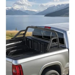 VEVOR Truck Bed Roll Bar, Universal Pickup Sport Adjustable Bar Chase Rack Compatible with Full-Size Truck, Carbon Steel Construction with Extension Light Bracket, No Rack Included