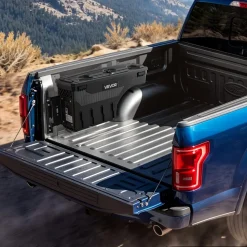 VEVOR Truck Bed Storage Box, 6.6 Gal/25 L Waterproof ABS Wheel Well Tool Box, Anti-Theft Combination Lock, Compatible with 2002-2018 Dodge Ram 1500 2500 3500, Passenger Side Right (Drilling Required)