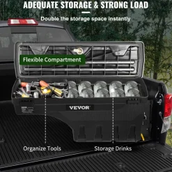 VEVOR Truck Bed Storage Tool Box Lockable for Tundra 2007-2021 Left and Right