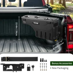 VEVOR Truck Bed Storage Tool Box for Dodge Ram 1500 2019-2021 Left and Right