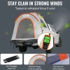 VEVOR Truck Bed Tent, 6.4'-6.7' Pickup Truck Tent with Rain Layer and Carry Bag, Waterproof PU2000mm Double Layer Truck Tent, Accommodate 2-3 Person, for Camping Traveling Outdoor Activities