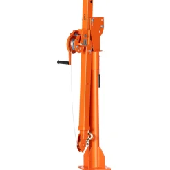 VEVOR Truck Crane, 1100 lbs Manual Pickup Truck Crane with Hand Winch, 360° Rotating Telescopic Boom, Premium Galvanized Steel, Foldable Pickup Bed Jib for Machine Lumber Attic Heavy Load Lifting
