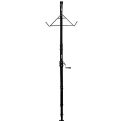 VEVOR Truck Hitch Game Hoist, 400 lbs Load Capacity, Hunting Deer Hoist with 2-inch Receiver, 360-Degree Swivel Shaft & Adjustable Height, Includes Gambrel Winch for Skinning & Cleaning Game