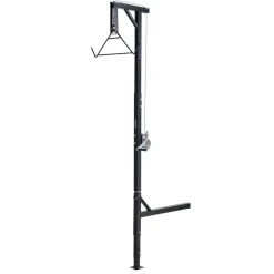 VEVOR Truck Hitch Game Hoist, 600 lbs Load Capacity, Hunting Deer Hoist with 2-inch Receiver, 360-Degree Swivel Shaft & Adjustable Height, Includes Gambrel Winch for Skinning & Cleaning Game
