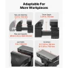 VEVOR Truck Hitch Vise, 6" Jaw Width, Heavy Duty Ductile Iron Bench Vise with Anvil, 1 Pair Magnetic Jaw Pads, Pin, 3.54" Throat Depth, 5.6" Max Jaw Opening, Multi-Purpose, for Truck Trailer Receiver