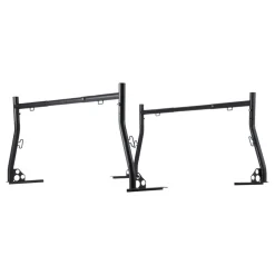 VEVOR Truck Ladder Rack, 49-73 in Width, Extendable Universal Cargo Rack, Heavy Duty Steel with 800 lbs Static Load Capacity, Ideal for Canoes, Surfboards, Ladders, Lumber, Tents, and Large Cargo