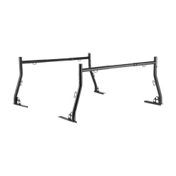VEVOR Truck Ladder Rack, 49-73 in Width, Extendable Universal Cargo Rack, Heavy Duty Steel with 800 lbs Static Load Capacity, Ideal for Canoes, Surfboards, Ladders, Lumber, Tents, and Large Cargo