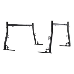 VEVOR Truck Ladder Rack, 49-73 in Width, Extendable Universal Cargo Rack, Heavy Duty Steel with 800 lbs Static Load Capacity, Ideal for Canoes, Surfboards, Ladders, Lumber, Tents, and Large Cargo