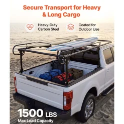 VEVOR Truck Ladder Rack 1500LBS Capacity Universal Over-Cab Trucks Bed Rack, 51.2