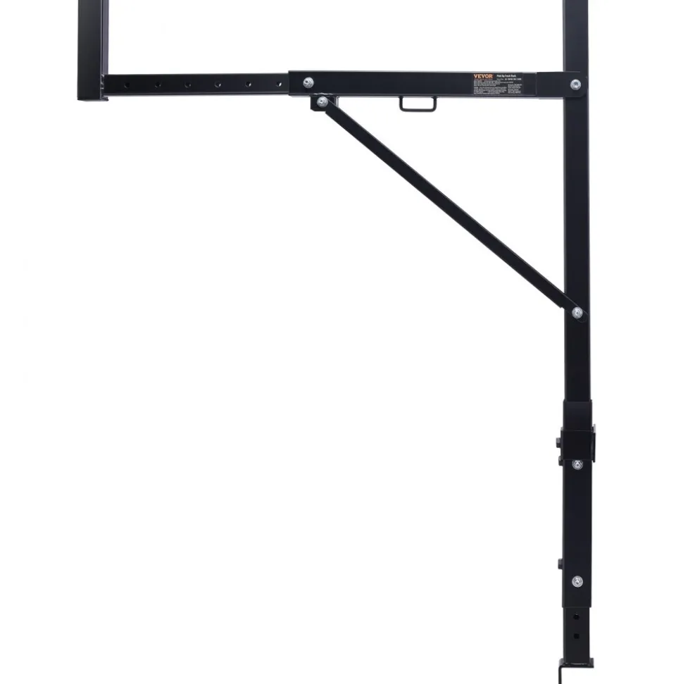 VEVOR Truck Rack, 19-34inch Extendable Truck Ladder Rack, 38.6"-43.6" Adjustable Height, 250 lbs Capacity Steel Ladder Rack for Truck, Heavy Duty Truck Bed Rack for Kayak, Surfboard, Lumber, Ladder