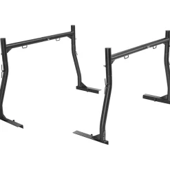 VEVOR Truck Rack, 46-71inch Extendable Truck Ladder Rack, 800 lbs Capacity Steel Ladder Rack for Truck with Non-Drilling J-bolts, Heavy Duty Truck Bed Rack for Kayak, Surfboard, Lumber, Ladder