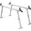 VEVOR Truck Rack, 800 lbs Capacity, 19-34in Adjustable Height, Aluminum Ladder Rack for Truck with 8 Non-Drilling C-clamps, Heavy Duty Truck Bed Rack Two-Bar Set for Kayak, Surfboard, Lumber, Ladder