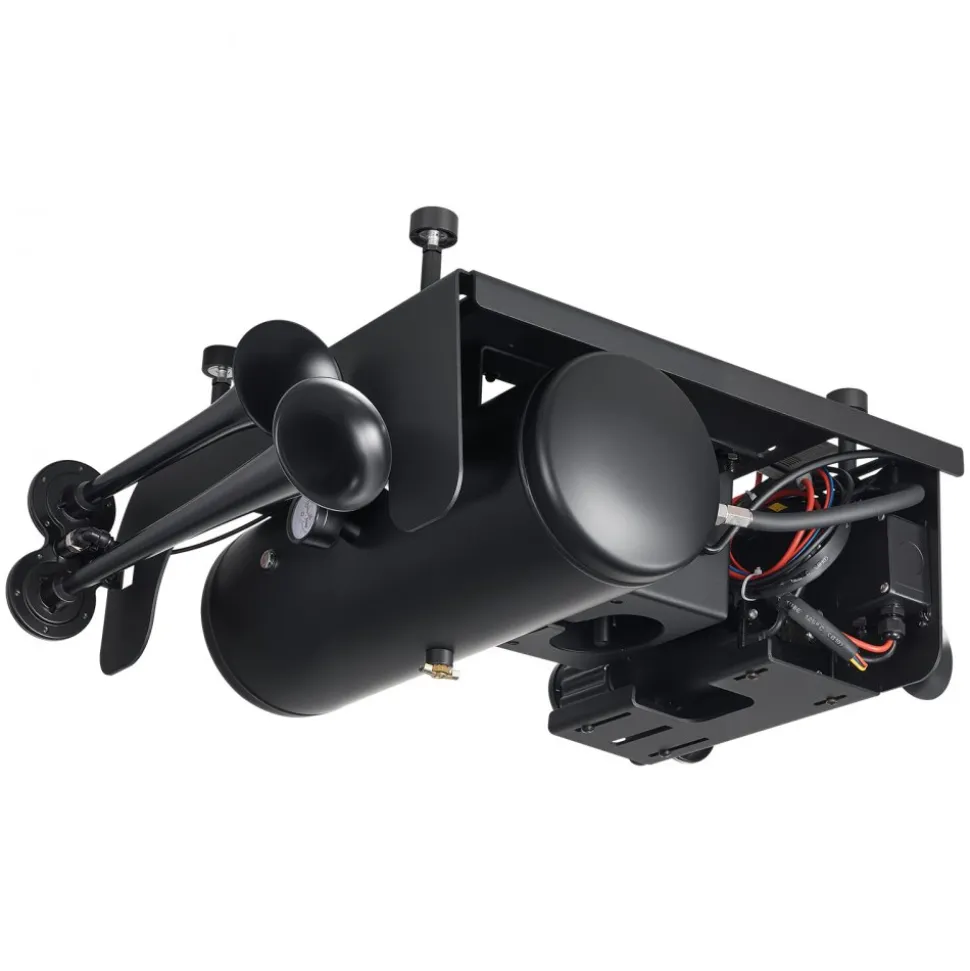 VEVOR 4-Trumpet Air Horn Kit with 150PSI 2.64 Gal Air Compressor Tank, 150dB Super Loud Train Air Horn, Strong Penetration, Pressure Gauge, Leak-Proof, Heavy-Duty, Fits 12V Truck SUV Off-Road Vehicles