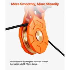 VEVOR 30 T Snatch Block for Winch Recovery, 66,000 lbs Break Strength Pulley System with 0.4
