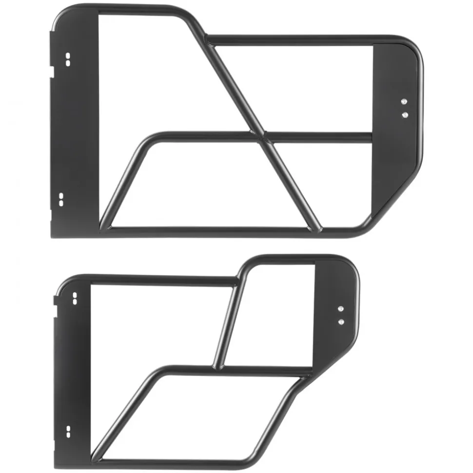 VEVOR Tube Doors, 4-Door, Compatible with 2021-2026 Ford Bronco (Excluding Bronco Sport), Steel Off Road Front & Rear Tubular Half Doors with Rubber Pads, Heavy-Duty Hinges, OE Latch & Limit Straps
