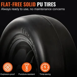 VEVOR Tubeless Mower Wheels, 11x4-5