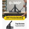 VEVOR 1-1/2" Tubing Rolling Bender Manual Square & Rectangular Tube Bender 14 Gauge Roller Tubing Roller Flat Bar Bender For Mild Steel Cooper & Aluminum