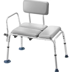 VEVOR Tub Transfer Bench for Bathtub, 500 lbs Weight Capacity Heavy Duty Shower Chair with Arm and Backrest, Height Adjustable Bathroom Shower Bench Bath Seat for Adults, Seniors, Elderly and Disabled