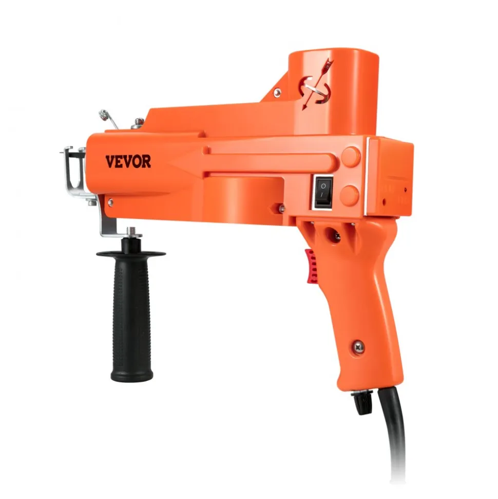 VEVOR Tufting Gun, 2 in 1 Cut & Loop Pile, Electric Carpet Weaving Flocking Machine, Rug Machines Starter Kit, 7-27 Stitches/sec High Speed Rug Making Tools, 4-25 mm Adjustable Height, 110V