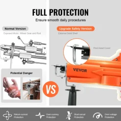 VEVOR Tufting Gun, 2 in 1 Cut & Loop Pile, Electric Carpet Weaving Flocking Machine, Rug Machines Starter Kit, 7-27 Stitches/sec High Speed Rug Making Tools, 4-25 mm Adjustable Height, 110V
