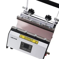 VEVOR Tumbler Heat Press Machine, 11-30 oz Mug Press, Fast and Even Heating, with Tape and Gloves, Easy Temp and Time Setting, Heat Transfer for Sublimation Tumblers, Cups, Mugs, Black and White