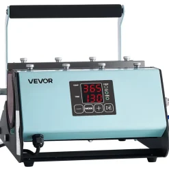 VEVOR Tumbler Heat Press Machine, 11-30 oz Mug Press, Fast and Even Heating, with Tape and Gloves, Easy Temp and Time Setting, Heat Transfer for Sublimation Tumblers, Cups, Mugs, Black and Green